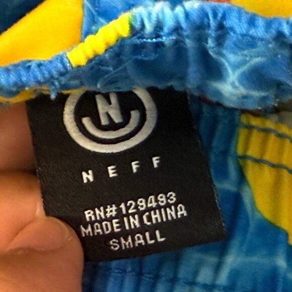 Neff Duck Print Men's Swim Trunk Small Swim Beach - Picture 3 of 3